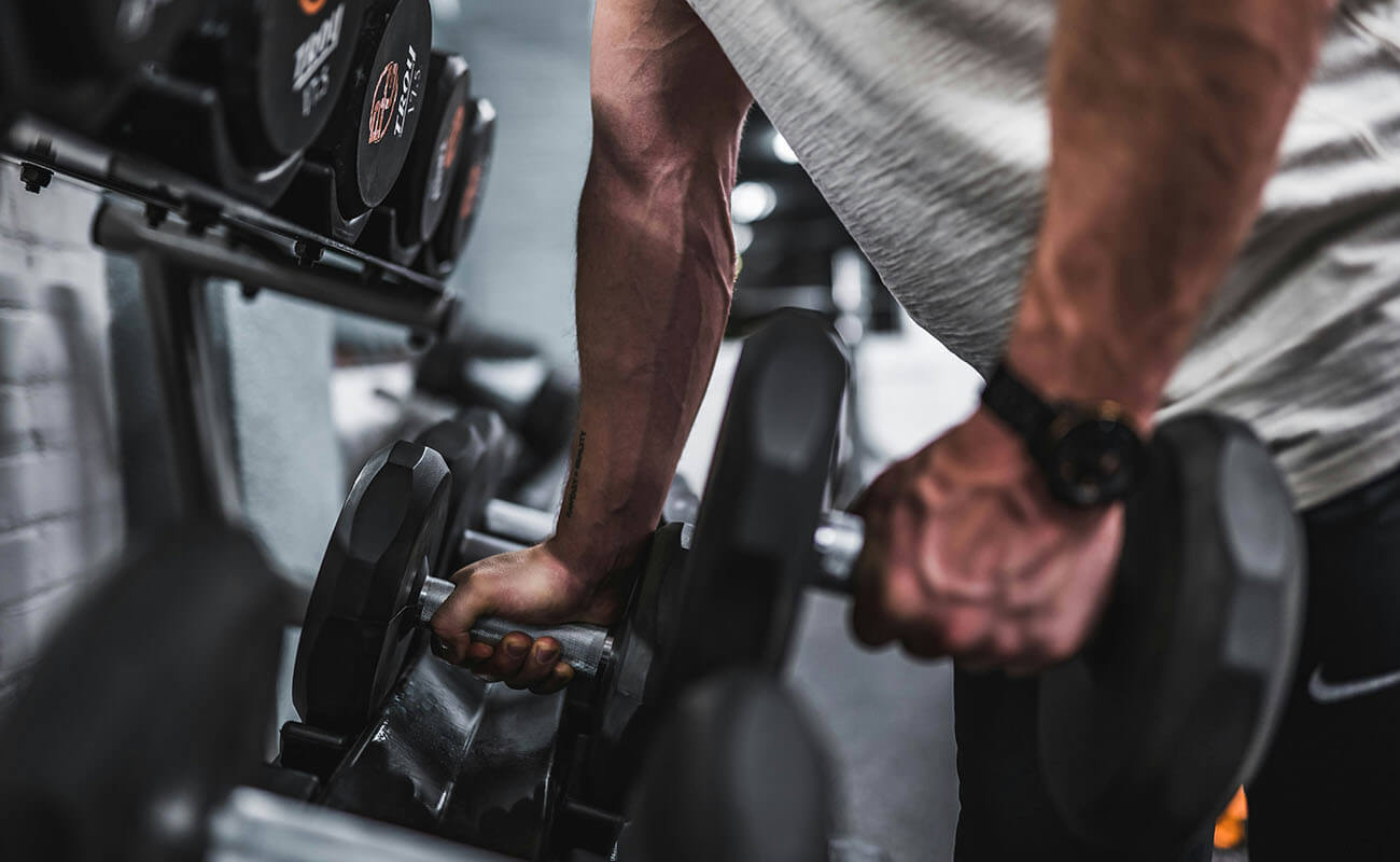lifting weights