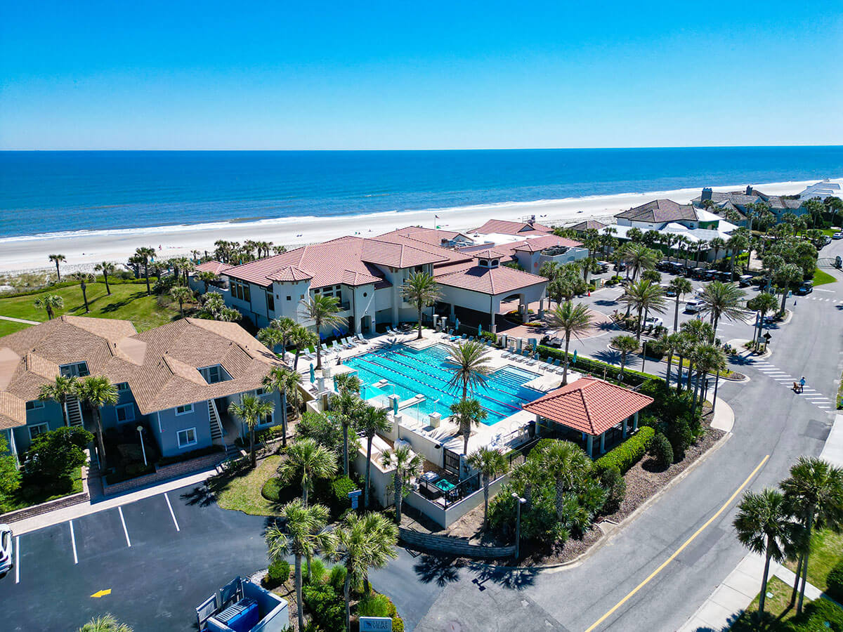 beach club and pool